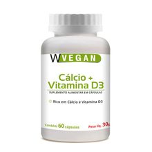 Cálcio Vit D3 2000Ui 60Caps Wvegan