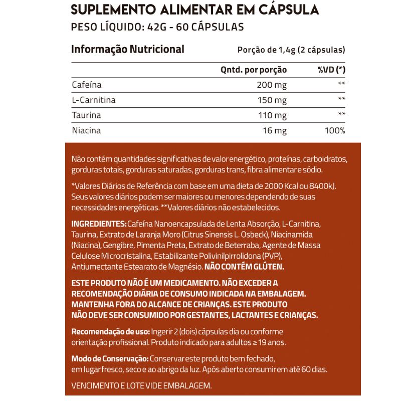 Informações nutricionais