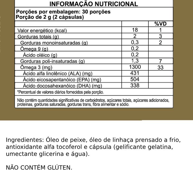 Informações nutricionais