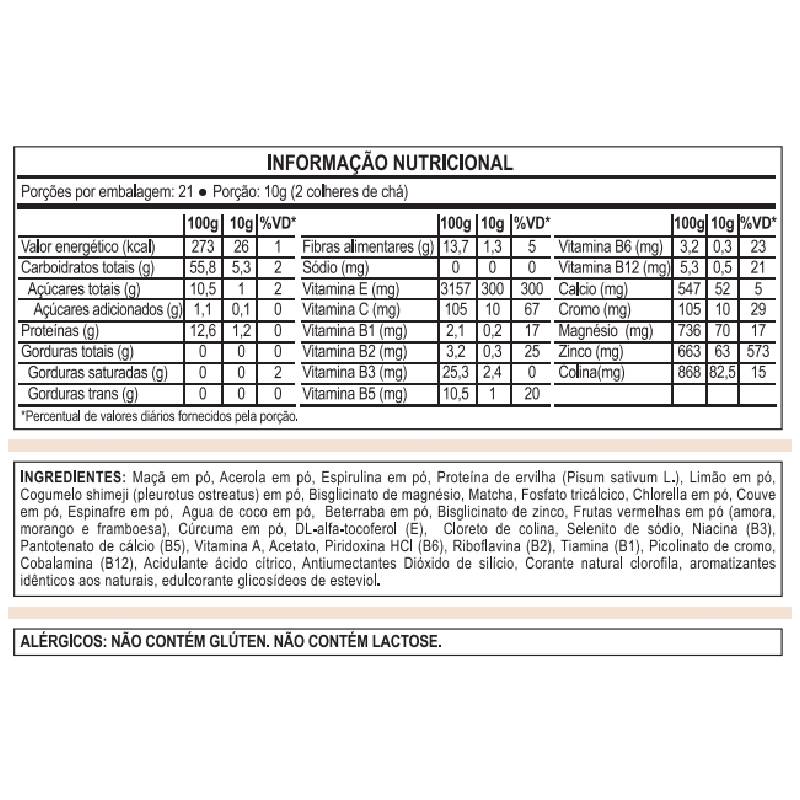Informações nutricionais