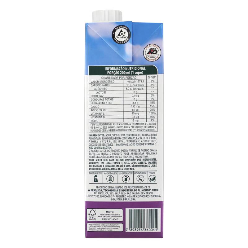 Informações nutricionais