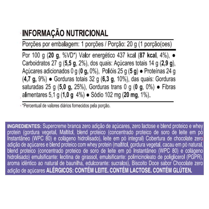 Informações nutricionais