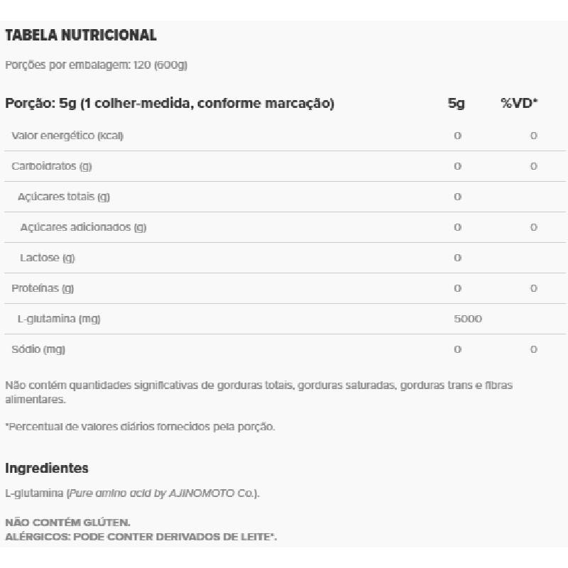 Informações nutricionais