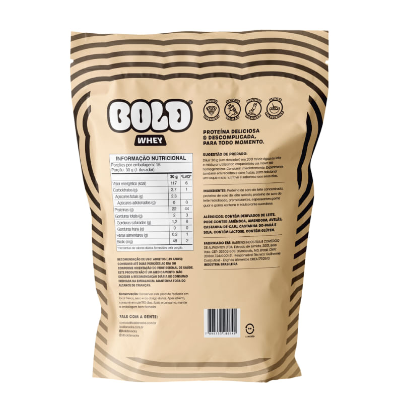 Informações nutricionais