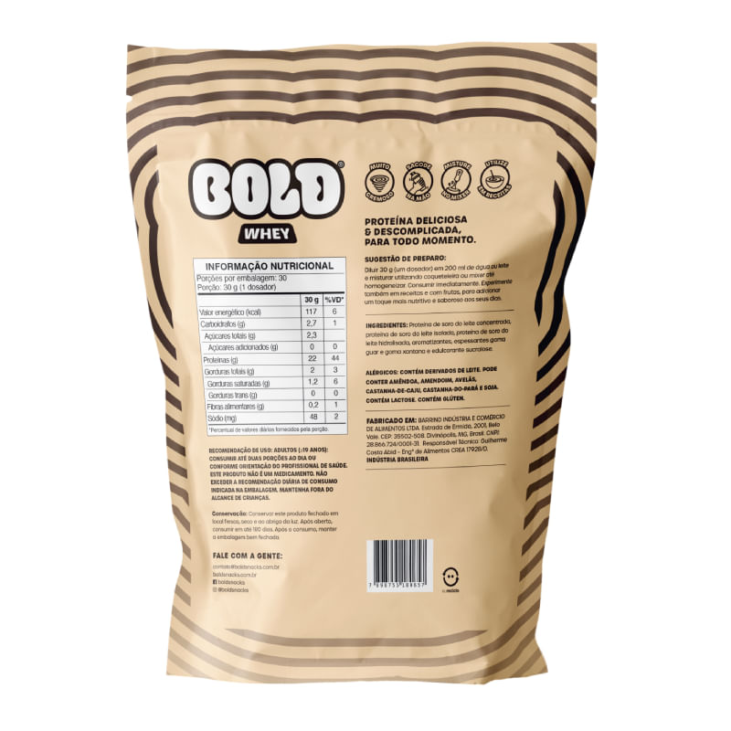 Informações nutricionais