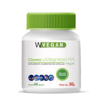 Cloreto de Magnésio Pa 60Caps Wvegan