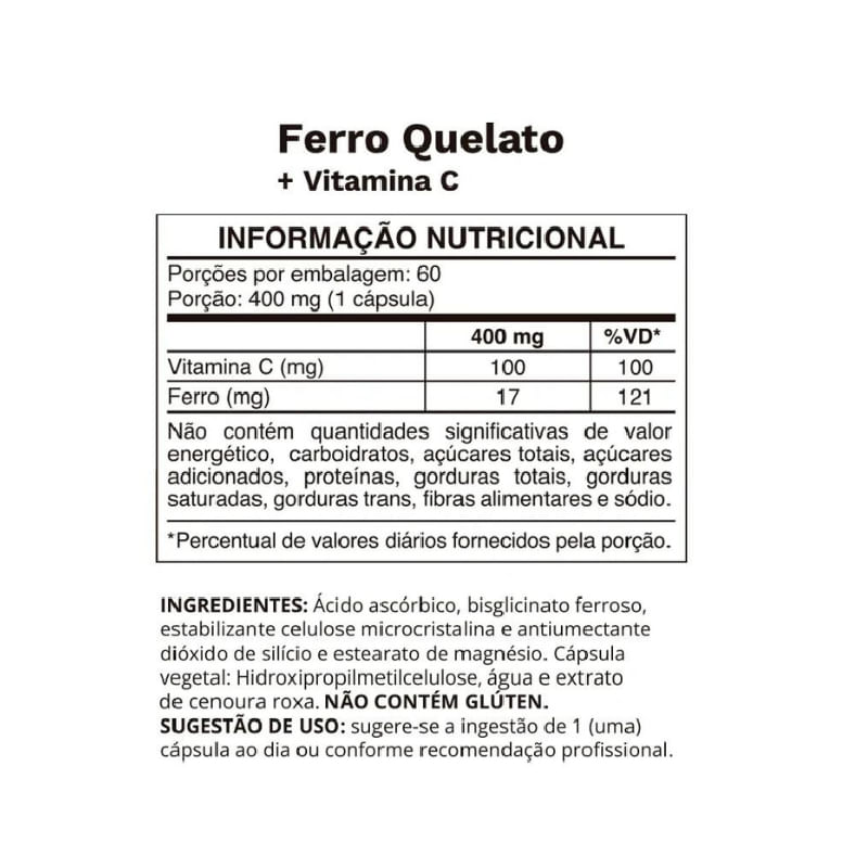 Informações nutricionais