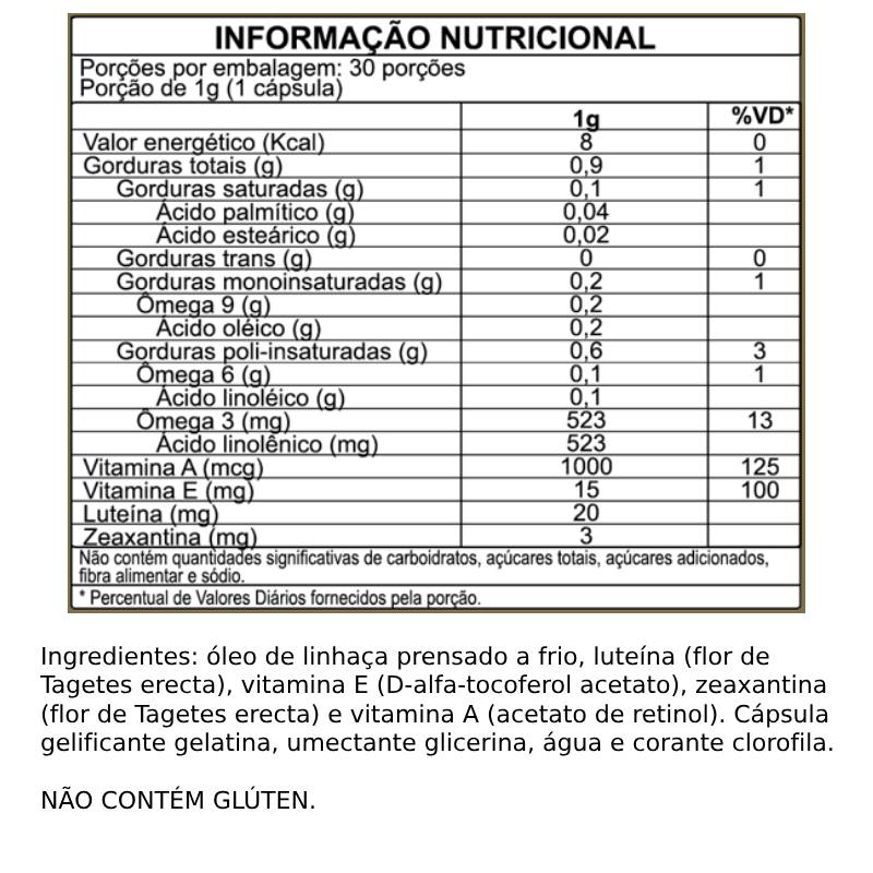 Informações nutricionais