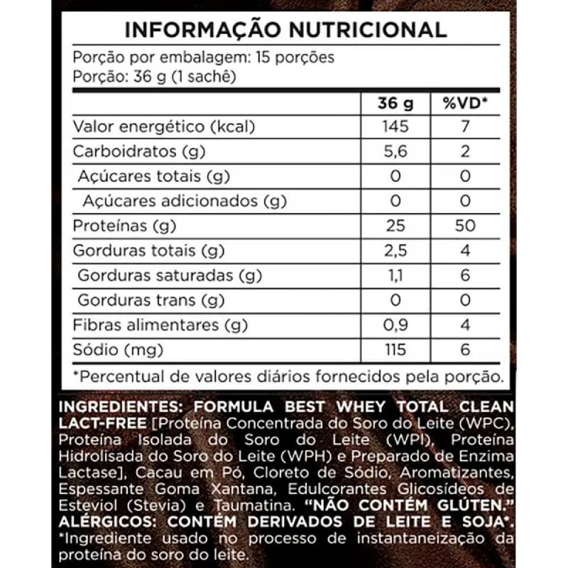 Informações nutricionais
