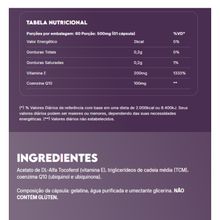 True Coq10 Ubiquinol Mais Vitamina e Lipossomal True Source 60Cáps