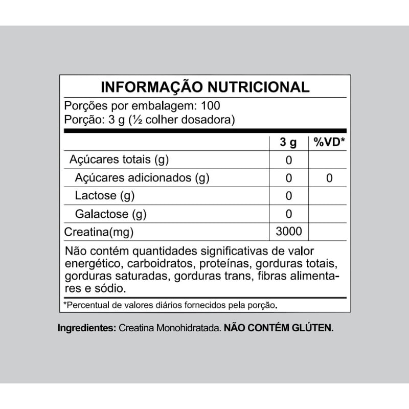 Informações nutricionais