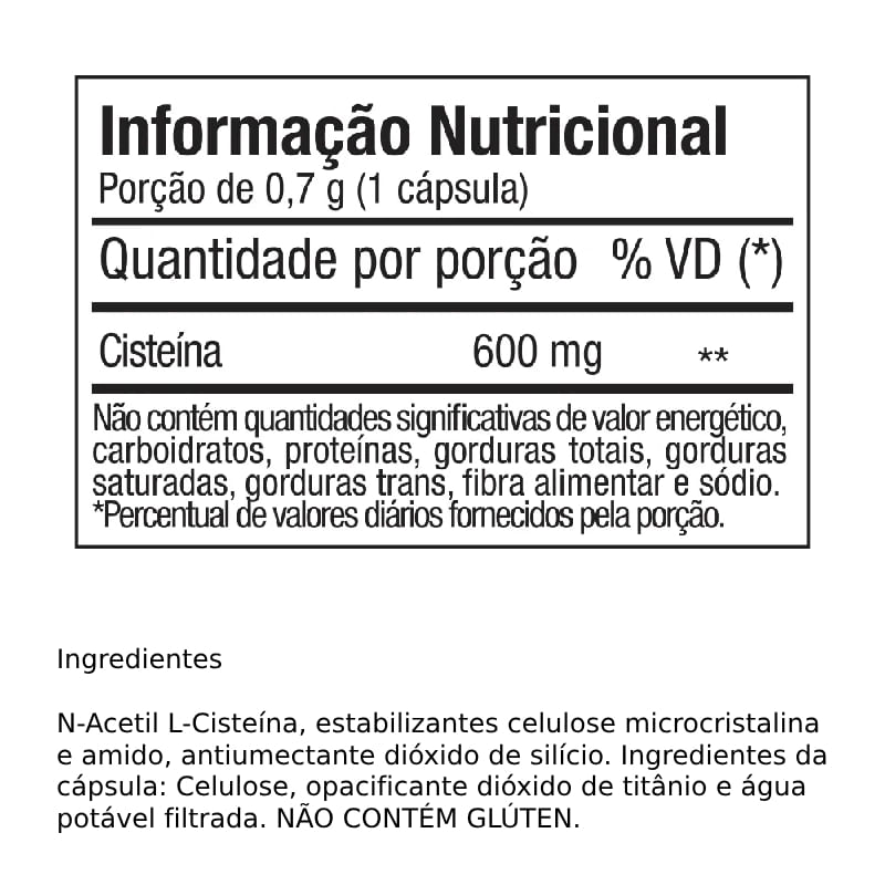 Informações nutricionais