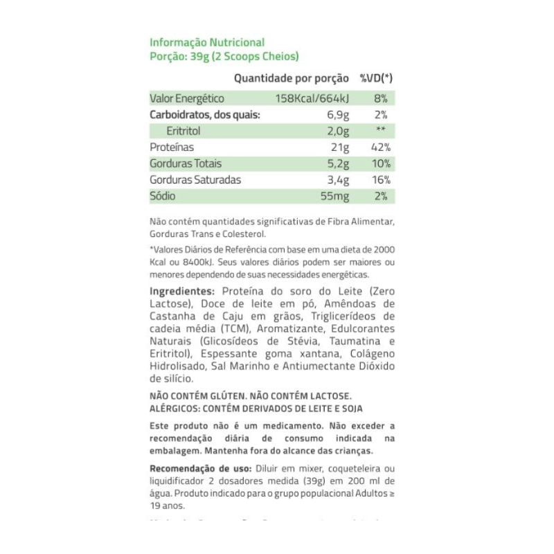 Informações nutricionais