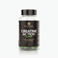 Creatine Action Gummy Maçã Verde Essential Nutrition 60 Gomas
