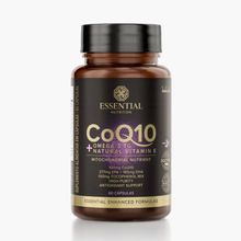 CoQ10 + Ômega 3TG + Natural Vitamin E Essential Nutrition 60caps