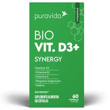 Vitamina D3 Sinergy Puravida 60caps