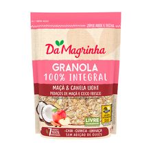 Granola Integral Maçã e Canela Light 850g - Da Magrinha