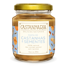 Pasta de Castanhas e Sementes 210g - Castanharia
