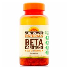 Betacaroteno 6000UI Sundown 90 cápsulas