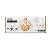 Chocolate 60% Com Pedaços De Cupuaçu Warabu 40g
