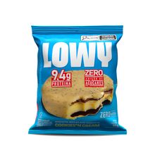 Biscoito Recheado Coberto Cookies And Cream Lowy 50g