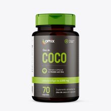Óleo de Coco Omix 1000mg 70cáps